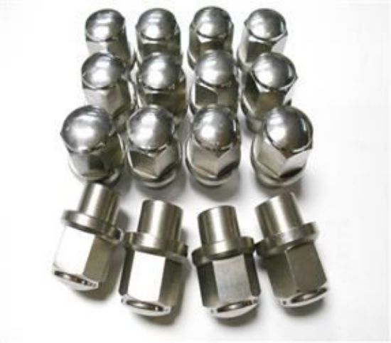 Picture of ALLOY WHEEL NUT SET STAINLESS STEEL STAG/ 2000 (16)(UKC5403SSK)