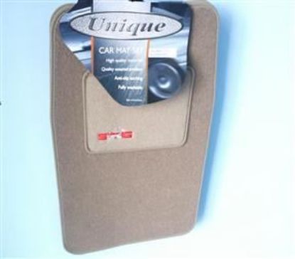 Picture of OVERMATS STAG LOGO BEIGE PAIR(JPS902BEI)