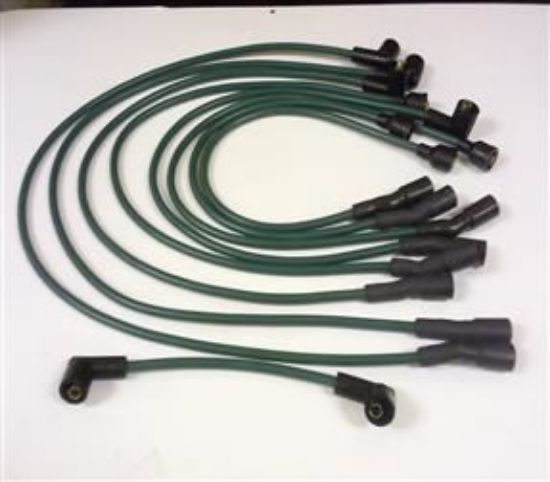 Picture of PLUG LEAD SET SILICONE GREEN STAG(GHT153P)