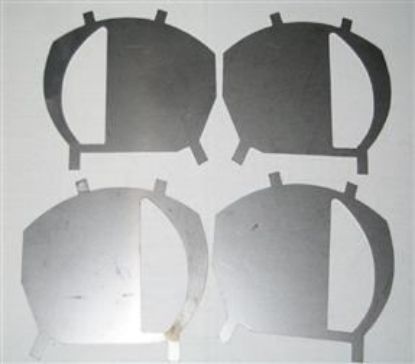Picture of BRAKE PAD SHIM ANTI SQUEAL KIT S/STEEL STAG/2000/2500 MK2/MGB V8(GBP242S)