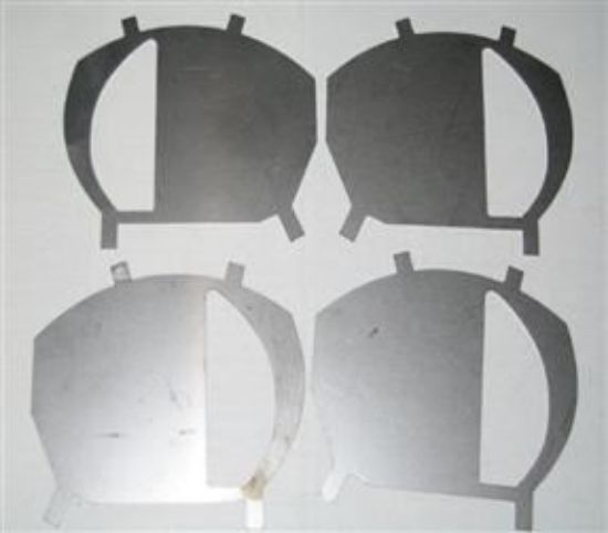 Picture of BRAKE PAD SHIM ANTI SQUEAL KIT S/STEEL STAG/2000/2500 MK2/MGB V8(GBP242S)