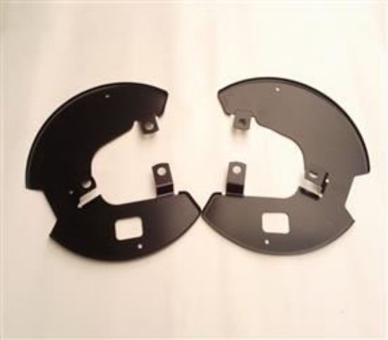 Picture of BRAKE DISC DUST SHIELDS PAIR STAG S/STEEL BLACK(214318-9SSB)