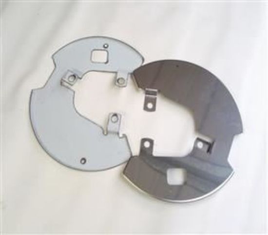 Picture of BRAKE DISC DUST SHIELDS PAIR STAG STAINLESS POLISHED(214318-9SS)