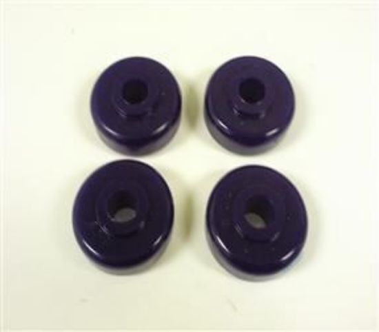 Picture of REAR SHOCK ABSORBER BUSH / REAR TRAILING ARM LINK BUSH TR6 POLY  (SET OF 4) (21A860P)