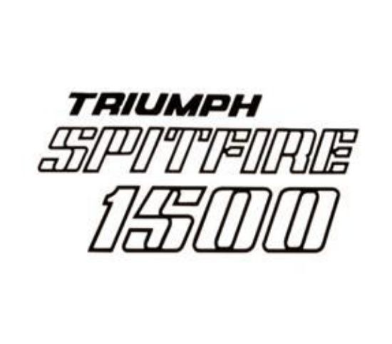 Picture of DECAL REAR BLACK SPITFIRE 1500(YKC1456)