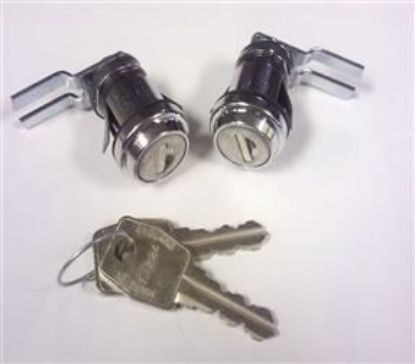 Picture of DOOR LOCKS PAIR PUSH BUTTON DOOR HANDLES(621773)