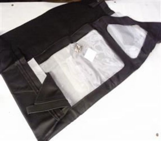 Picture of HOOD VINYL BLACK MK1V + 1500 MODELS AS ORIGINAL INC REAR RAIL(XKC1781OE)