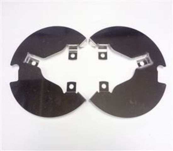 Picture of BRAKE DISC DUST SHIELDS PAIR STAINLESS POLISHED SPIT MK3-1500/HERALD TYPE 14 CALIPERS(213680-1SS)