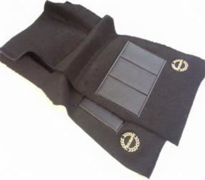 Picture of FOOTWELL CARPETS MOULDED TRIUMPH LOGO(JPR898)