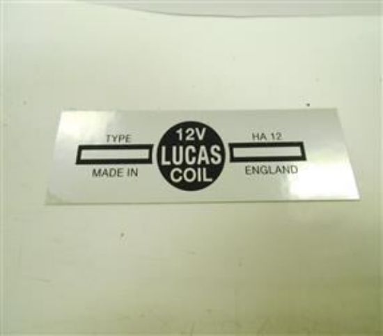 Picture of LUCAS COIL STICKER(JPR572)