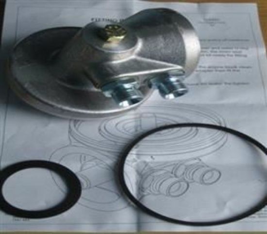 Picture of SPIN OFF OIL FILTER ADAPTOR TO SUIT OIL COOLER VIT/GT6/TR6/2000(JPG155OC)