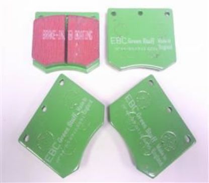 Picture of BRAKE PADS SET  KE12390 ONWARDS  GREEN STUFF KEVLAR(GBP216G)