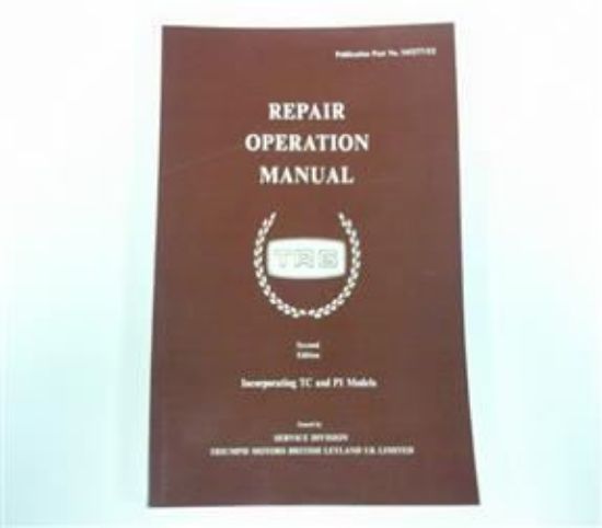 Picture of WORKSHOP MANUAL TR6(545277)