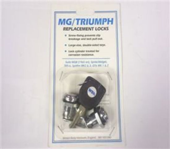 Picture of DOOR LOCKS PAIR - NUT FIX TYPE PUSH BUTTON DOOR HANDLES(621773PX)