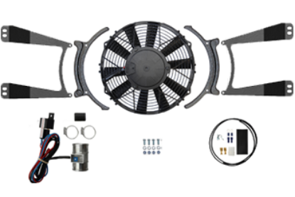 Picture of SPITFIRE ELECTRIC FAN KIT FOR STANDARD RADIATOR 16" NEGATIVE EARTH REVOTEC(JPR544)