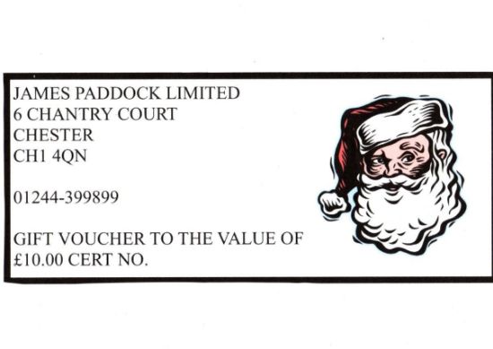 Picture of GIFT VOUCHER CUSTOMER ENTER AMOUNT (FREE POST ROYAL MAIL 1ST CLASS SHIPPING)  (GF2)