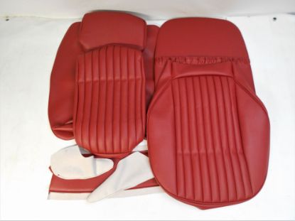 Picture of FRONT SEAT RECOVERING KIT S1 (NOT HIGH BACK) RED LH NO BASKET WEAVE(JPS870/L1RED)(SPECIAL ORDER ONLY)