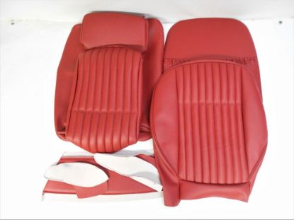 Picture of FRONT SEAT RECOVERING KIT S1 (NOT HIGH BACK) RED RH NO BASKET WEAVE(JPS870/R1RED)(SPECIAL ORDER ONLY)