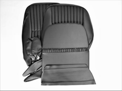 Picture of FRONT SEAT RECOVERING KIT S2 LH BLACK (NOT HIGH BACK) (JPS870/L2BLA)