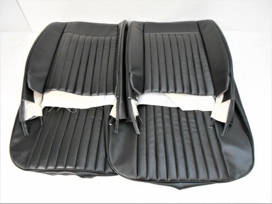 Picture of FRONT SEAT COVER KIT BLACK 2LITRE MK1(JPV911/2)