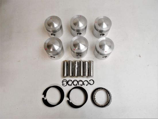 Picture of PISTON SET MKIII KE10001 ONWARDS STANDARD INC RINGS/2000 MK2 FROM ME50001(158112STD)