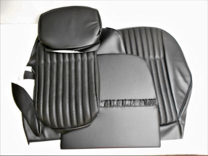 Picture of FRONT SEAT RECOVERING KIT S1 LH BLACK  (NOT HIGH BACK) (JPS870/L1BLA)