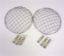 Picture of HEADLAMP STONE GUARDS S/STEEL PAIR SPIT/GT6/HER/TR6/TR7(HSG002)