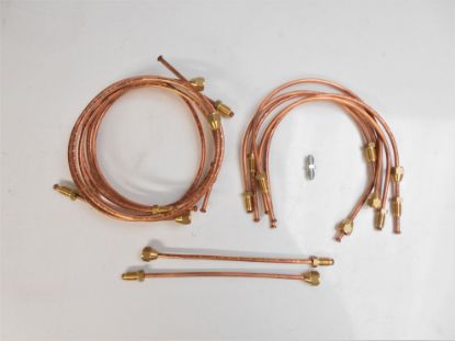 Picture of BRAKE PIPE SET COPPER TANDEM LEFT HAND DRIVE METRIC FITTINGS(JPR415LHDMET)