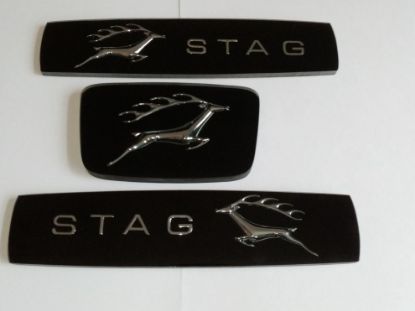 Picture of GRILLE/WING BADGE INSERTS S11 SET OF 3(JPS790)