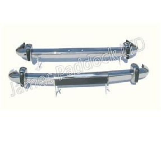Picture of BUMPER SET STAG MK2 STAINLESS STEEL(FRONT AND REAR INC O'RIDERS/PLINTH)(JPS701)