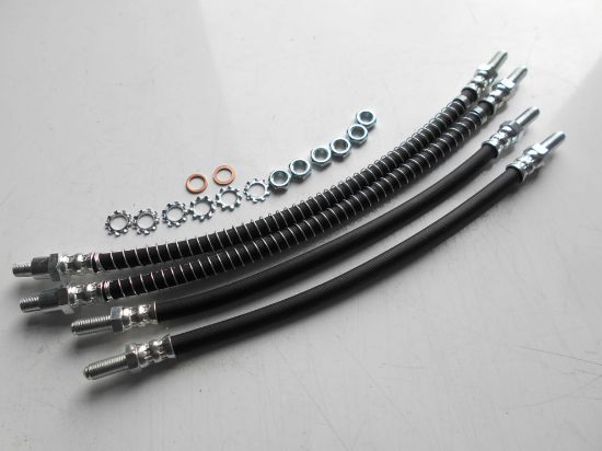 Picture of BRAKE HOSE SET SPITFIRE SHORT SHAFT MK1/11/111/IV UP TO  FH50000/ HERALD DISC MODEL(JPR419)