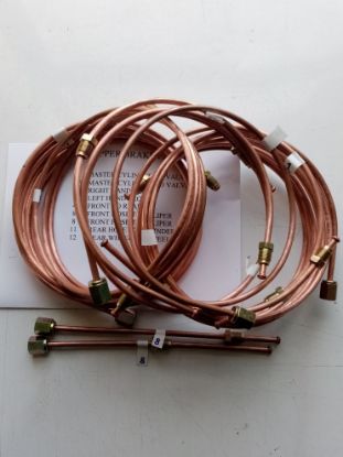 Picture of COPPER BRAKE PIPE SET R/H/D(JPT426)