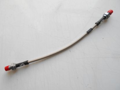 Picture of BRAKE HOSE FRONT BRAIDED S/STEEL(GBH418S)