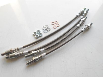 Picture of BRAKE HOSE KIT BRAIDED STAINLESS VIT6(JPV416)