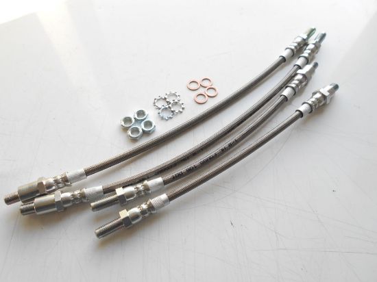 Picture of BRAKE HOSE KIT BRAIDED STAINLESS VIT6(JPV416)